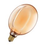Osram Vintage 1906 LED E27 Globe Fadenlampe Gold 183mm 4W 220lm - 818 Extra Warmweiß | Dimmbar - Ersatz Für 22W