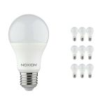 Mehrfachpackung 10x Noxion Lucent Classic LED E27 Birne Matt 8.5W 806lm - 827 Extra Warmweiß | Dimmbar - Ersatz für 60W