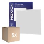 Mehrfachpackung 5x Noxion LED Panel Ecowhite V4.0 28W 3400lm - 865 Tageslichtweiß | 60x60cm - Philips driver
