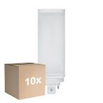 Mehrfachpackung 10x Ledvance Dulux-T LED 10W - 830 Warmweiß | 4-Pins - Ersatz Für 26W