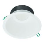 Philips LED Downlight Coreline DN142B Aluminium Weiß 9.8W 1200lm 60D - 840 Kaltweiß | Ausschnitt 155mm - IP54 - Weiß Reflektor