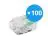 Mehrfachpackung 100x Klemmleiste Verbinder | Universal | 2 Drahts | 0.2-4.0MM