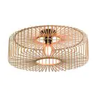 Good&Mojo Deckenleuchte Bromo Bambus Braun L | Geeignet für 1x E27 